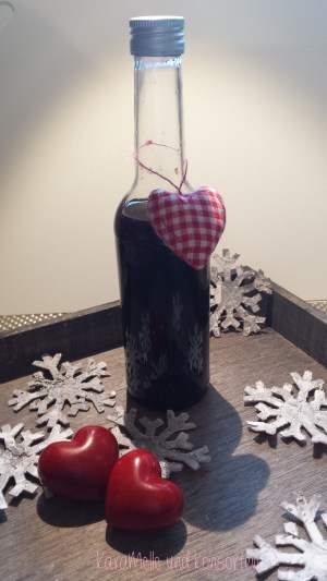 Glühweinsirupflasche