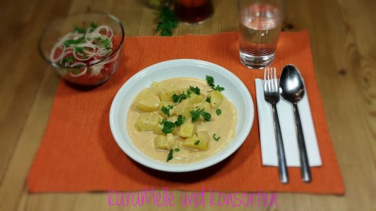 Kartoffelgulasch verwaschen
