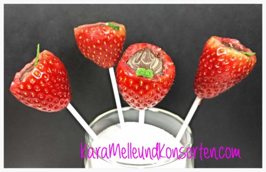 Erdbeer-Lollis-Glas OK