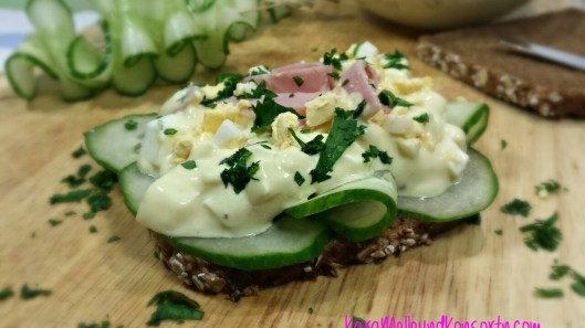 Eiersalat auf Brot OK
