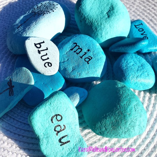 Flußkiesel - bunt OK